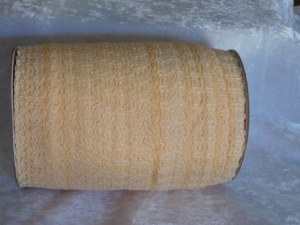 Flower Edge Eyelet Lace Per Meter 30mm Peach